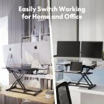 FLEXISPOT Adjustable Electric Standing Desk Converter