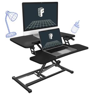 FLEXISPOT 28" Adjustable Standing Desk Converter