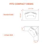 FLEXISPOT Adjustable Electric Standing Desk Converter