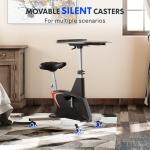 FLEXISPOT Under Desk Exercise Bike with Removable Desktop
