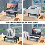 Adjustable Monitor Stand Riser with Pen Holder