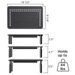EVOOMI Desk Monitor Stand - 2 Pack Riser