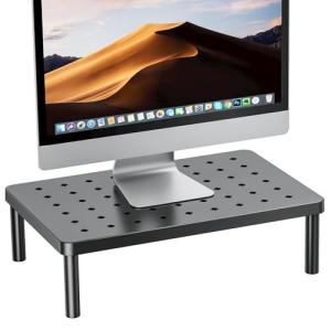 Kitsure Ergonomic Monitor Stand with Desk Organizer