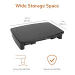 Adjustable Monitor Riser with Storage for Comfort