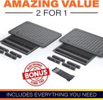 EVOOMI Desk Monitor Stand - 2 Pack Riser