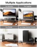 Kitsure Ergonomic Monitor Stand with Desk Organizer