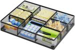 Metal Mesh Desk Drawer Organizer with Adjustable Compartments