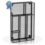 Metal Mesh Desk Drawer Organizer with 6 Compartments