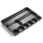 Recycled Plastic Desk Drawer Organizer with Nine Compartments