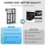 Metal Mesh Desk Drawer Organizer with 6 Compartments