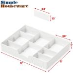 Adjustable Drawer Organizer Tray with 9 Compartments