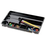 Recycled Plastic Desk Drawer Organizer with Nine Compartments
