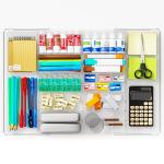Expandable Desk Drawer Organizer with Adjustable Compartments