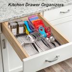 7-Piece Non-Slip Drawer Organizer for Multi-Use
