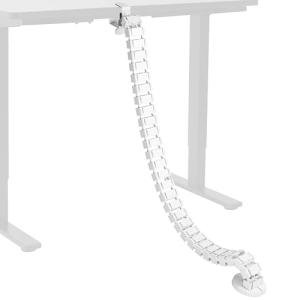VIVO Adjustable Desk Cable Management Kit - White