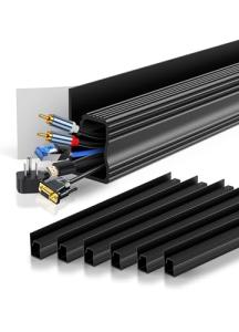6 Pack Under Desk Cable Management Kit