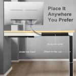 ZhiYo Under Desk Cable Management Kit - Black