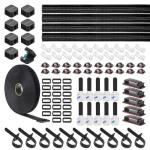 98-Piece Cable Management Kit for a Tidy Workspace