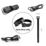98-Piece Cable Management Kit for a Tidy Workspace