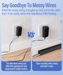 6 Pack Under Desk Cable Management Kit