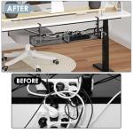 25” No-Drill Cable Organizer for Desks