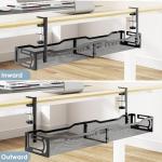 25” No-Drill Cable Organizer for Desks