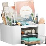 Marbrasse Multi-Functional Desk Pen Organizer with Drawers