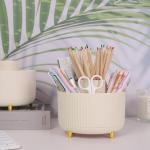 360 Rotating Desk Pen Organizer with 5 Slots