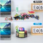360-Degree Rotating Pen Holder for Desk