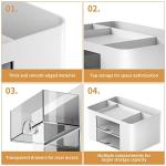 Marbrasse Multi-Functional Desk Pen Organizer with Drawers