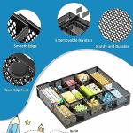 Expandable Desk Drawer Organizer with Adjustable Compartments