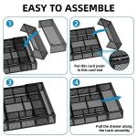 Expandable Desk Drawer Organizer with Adjustable Compartments