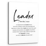 Motivational Leadership Wall Art for Home or Office