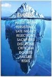 Inspirational Success Quotes Wall Art Canvas Print