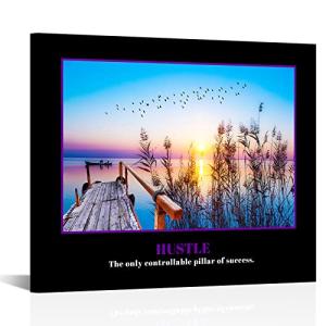 Hustle-Inspired Canvas Art for Entrepreneurs 20x24inch