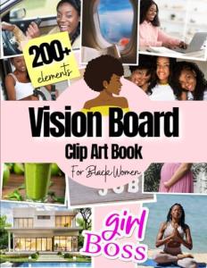 Vision Board Clip Art Book for Black Women