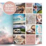 Vision Board Book Kit: 850+ Supplies & Inspiration