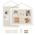 Double-Sided Cork Board Kit with Pushpins