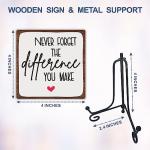 Motivational Wooden Sign - Positive Reminder Decor