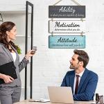 Rustic Motivational Wall Art for Home Office