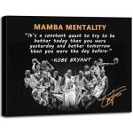 Kobe Bryant Motivational Wall Art – Mamba Mentality