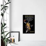 Kobe Bryant Mamba Mentality Inspirational Canvas Art