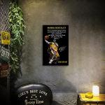 Kobe Bryant Mamba Mentality Inspirational Canvas Art
