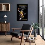 Kobe Bryant Mamba Mentality Inspirational Canvas Art