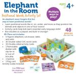 Elephant in the Room Positional Word Activity Set