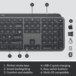 Logitech MX Keys Combo: Wireless Keyboard & Mouse