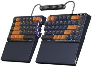RK Royal Kludge RKS70 Wireless Ergonomic Split Keyboard