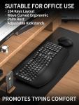 Ergonomic Wireless Keyboard and Mouse Comboใน
