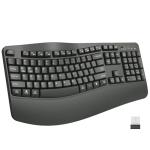 Ergonomic Wireless Keyboard for Comfort and Support