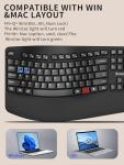 Ergonomic Wireless Keyboard and Mouse Comboใน